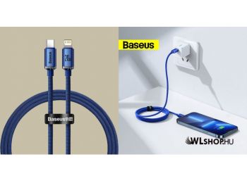 Baseus Crystal Shine USB-C/Lightning adat/töltőkábel 20W,