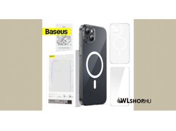 iPhone 13 Crystal Megsafe tok + edzett üveg Baseus - Átlá