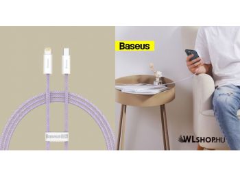 Baseus Dynamic USB-C/Lightning  adat/töltőkábel, 20W, 2m 