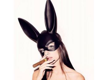 Playboy nyuszi halloween farsang jelmez kiegészítő - masz