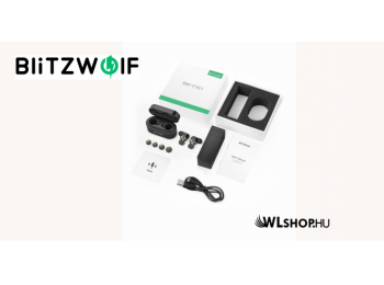 BlitzWolf BW-FYE7 vezeték nélküli fülhallgató/headset v5.0 TWS - Fekete