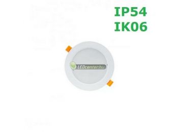 DURE 3 IP54 IK06 12W 1100 lumen kerek LED mennyezeti lámpa, mélysugárzó hidegfehér 2évG