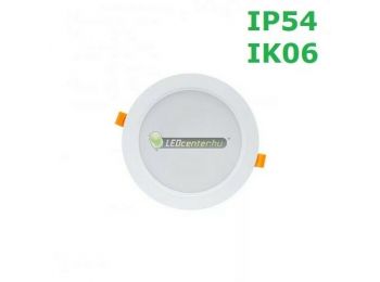 DURE 3 IP54 IK06 18W 1600 lumen kerek LED mennyezeti lámpa, mélysugárzó hidegfehér 2évG