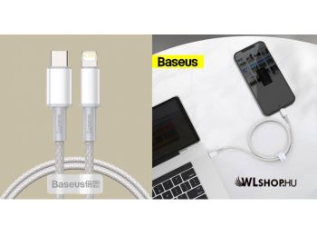 Baseus USB-C/Lightning gyors adat/töltőkábel 20W 5A 1m - 