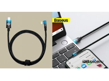 Baseus MVP USB-C/Lightning 90 °-os adat/töltőkábel 20W 1