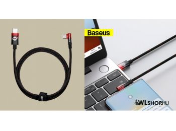 Baseus MVP2 USB-C/USB-C adat/töltőkábel, 100W, 2m - Feket