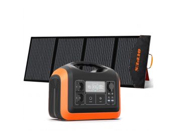 OUPES 1200 hordozható erőmű (992Wh/1200W) + PV200 hordozh