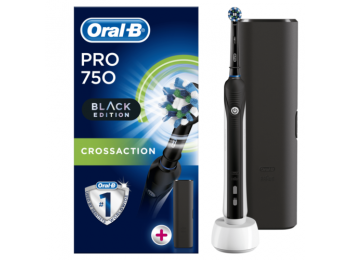 Braun Oral-B Pro 750 Cross Action fekete elektromos fogkefe 