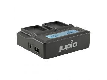 Jupio dupla akkumulátor töltő Olympus BLX-1 akkumulátoro