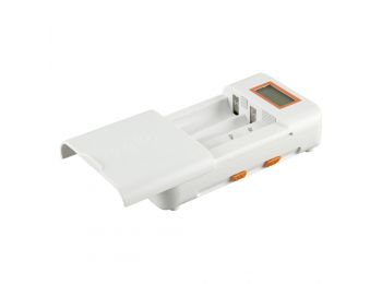Jupio univerzális akkumulátor töltő Li-ion + AA + USB gyorstöltő USB-C bemenettel