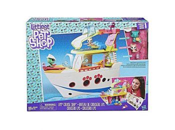 Hasbro Littlest Pet Shop LPS tengerjáró hajó 3 állattal