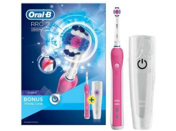 Braun Oral-B Pro 2 2500 Cross Action elektromos fogkefe utaz