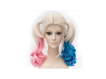 Harley Quinn halloween farsang jelmez kiegészítő - szőke