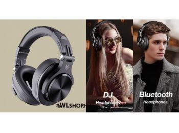 Oneodio Fusion A70 vezeték nélküli Bluetooth 5.2 fejhallgató - Fekete