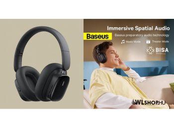 Baseus Bowie H1i vezeték nélküli fejhallgató zajszűrőv