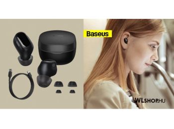 Baseus Bowie WM01 bluetooth 5.3 vezeték nélküli fülhallgató/headset - Fekete