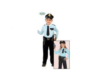 Rendőr járőr halloween farsangi jelmez szett - gyerek (m