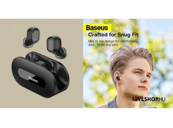 Baseus Bowie EZ10 vezeték nélküli Bluetooth 5.3 fülhallgató TWS - Fekete