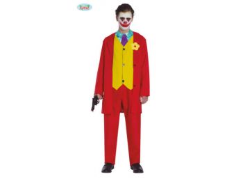 Joker halloween farsangi jelmez szett - felnőtt (méret: S)