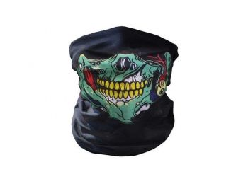 Koponyás csontváz csősál, koponya maszk, símaszk - zomb