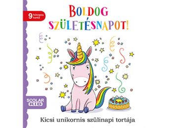 Boldog születésnapot! – Kicsi unikornis szülinapi tort