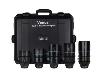 SIRUI Venus T2.9 1.6X quintet anamorf objektív készlet Canon RF bajonettel