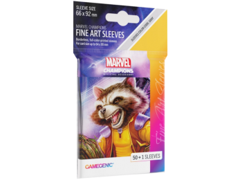Gamegenic - Marvel Champions FINE ART Sleeves -  Rocket Racc