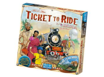 Ticket to Ride Map Collection 2: India & Switzerland