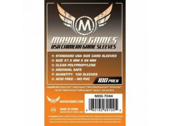 Mayday US Chimera kártyavédő (sleeve) -57,5*89 mm (100 db