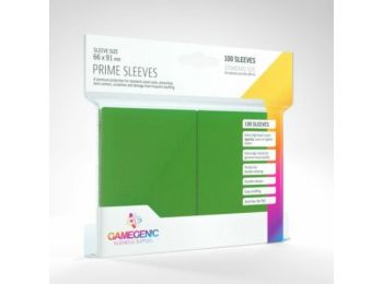 GameGenic Prime Sleeves, zöld - 66x91mm (100 db/csomag)