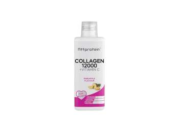 Fittprotein Collagen 12000 +Vitamin C  - ananász - 450 ml