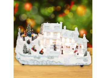 Dioráma, fehér ház