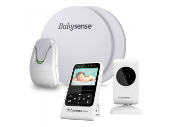 Babysense légzésfigyelő 7 és kamerás bébiőr V24