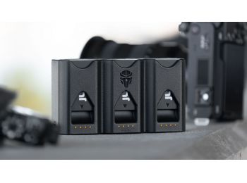 Jupio Pr1me Gear 3in1 Tri-Charge gyorstöltő Canon LP-E6 akkumulátorokhoz