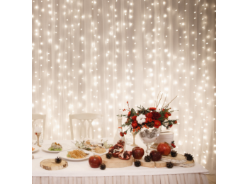 LED-es sorolható cluster fényfüggöny