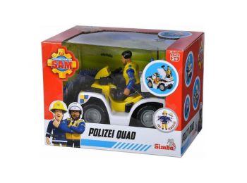 Simba Toys Sam, a tűzoltó: Rendőrségi quad Malcolm figurával