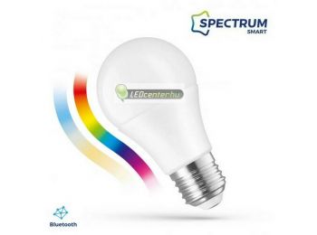 SpectrumLED Easy Smart 8,5W szabályozható, CCT, RGBW, bluetooth okos E27 LED körte izzó WOJ14628