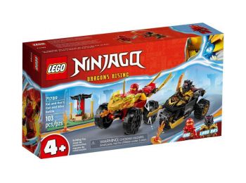LEGO® NINJAGO® - Kai és Ras autós és motoros csatája (