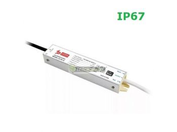 LEDIS 30W DC12 IP67 stabilizált LED tápegység, 175x29x21 