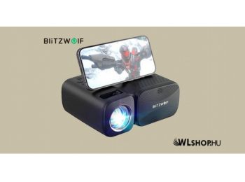 Projektor, Mini projector, 1920x1080p, Wi-Fi, Bluetooth, BlitzWolf BW-V3 - Fekete