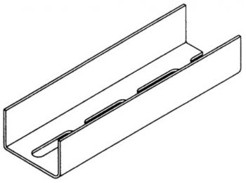 UA50 merevítő profil ajtóhoz 2mm 50mm 3,25m hosszú - DEB