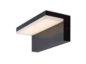 Rábalux ZARAGOZA 10W LED fekete kültéri fali lámpa IP54 