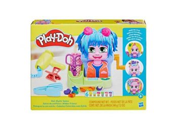 Hasbro Play-Doh: Fodrászszalon 6 tégely gyurmával (F8807)