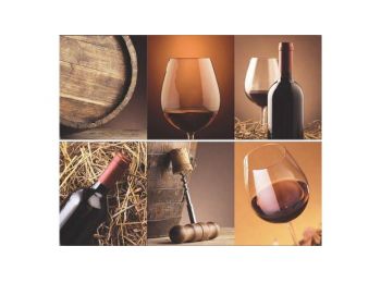 ALBERO BARRIQUE F-53021 dekor szett 2 db-os 2x20x50 cm