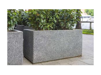 Leier virágtartó láda 80x40cm Euroline finommosott Rome