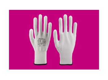 Precíziós munkáskesztyű, fehér