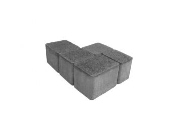 Barabás Villány kombi térkő 6cm antracit