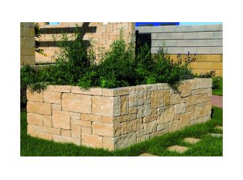 Leier Castrum falazókő 12cm falhoz füstantracit melírozo