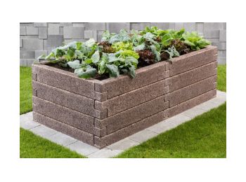 Leier Durisol magaságyás téglalap alakzat barna