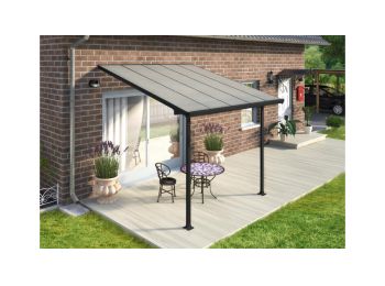 Teraszfedés FERIA  4X4 szürke/ áttetsző 8mm (bővíthet�